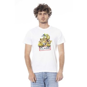 Cavalli Class - Herre, Tøj, T-shirt - Hvid