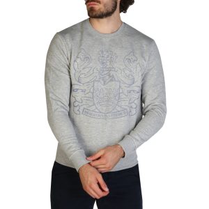 Aquascutum - Herre, Tøj, Sweatshirt - Grå